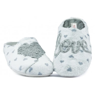 ZAPATILLAS IR POR CASA VULLADI CORAZON PERLA