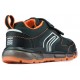 ZAPATILLAS LUCES GEOX JR ANDROID BOY BLACK_ORANGE