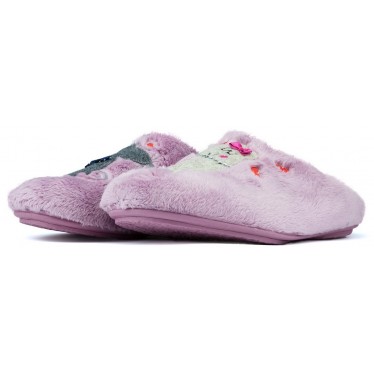 ZAPATILLAS DE CASA VULLADI MONTBLANC MAQUILLAJE RATATUI ROSA