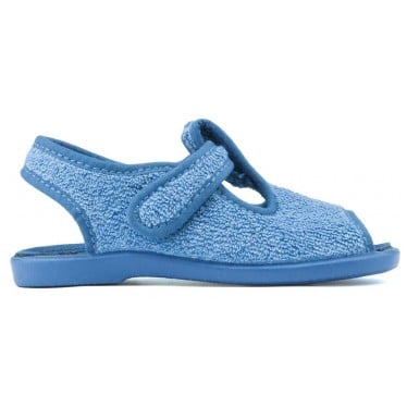 SANDALIAS VULLADI TOALLA ÑAK AZUL