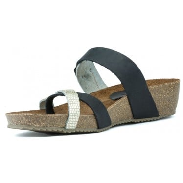 SANDALIAS INTERBIOS SNAKE PLATINO