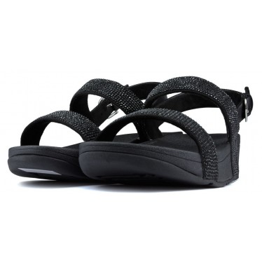 SANDALIAS FITFLOP LOTTIE SHIMMERCRYSTAL BLACK
