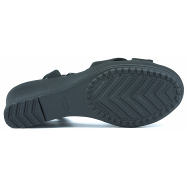 SANDALIAS CROCS LEIGH 2 CROSS STRAP NEGRO