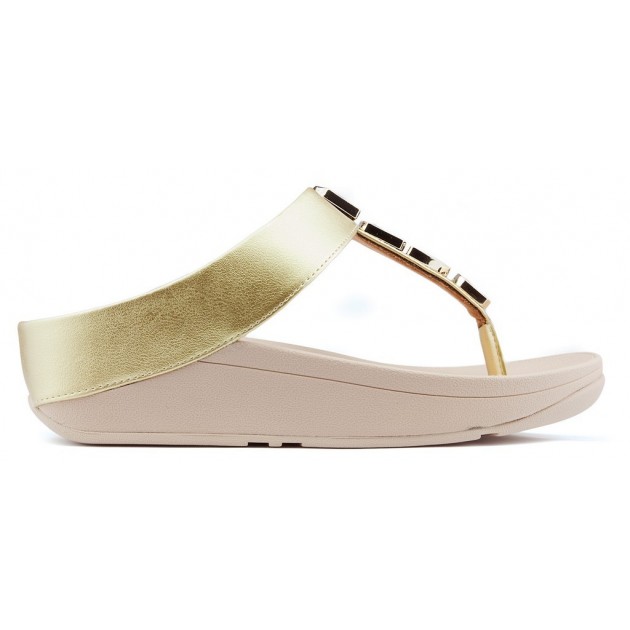 SANDALIAS FITFLOP FINO SHELLSTONE GOLD