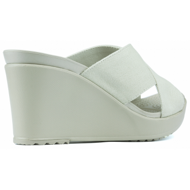 SANDALIAS CROCS LEIG II CROSS-STRAP BEIGE