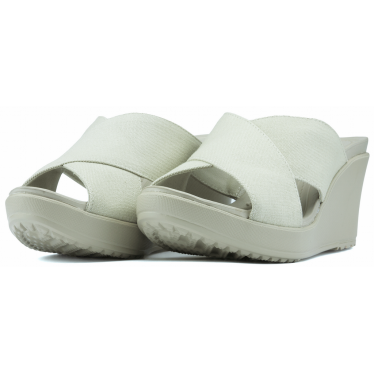 SANDALIAS CROCS LEIG II CROSS-STRAP BEIGE