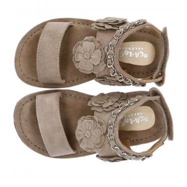 OCA LOCA VALENCIA SANDALIA BEBE PIEL ANTE TAUPE