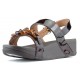 SANDALIAS FITFLOP LOTTIE TORTOISESHELL CHAIN CHOCOLATE