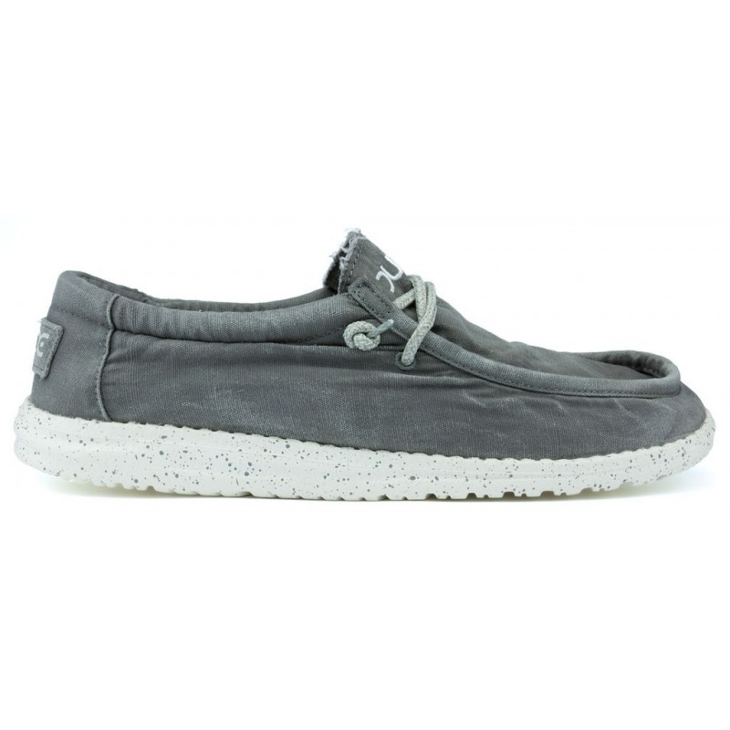 ZAPATOS DUDE WALLY WASHED M GREY