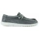 ZAPATOS DUDE WALLY WASHED M GREY