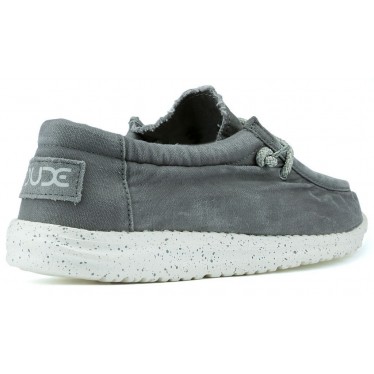 ZAPATOS DUDE WALLY WASHED M GREY