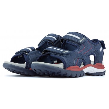 SANDALIAS GEOX BOREALIS NAVY_RED