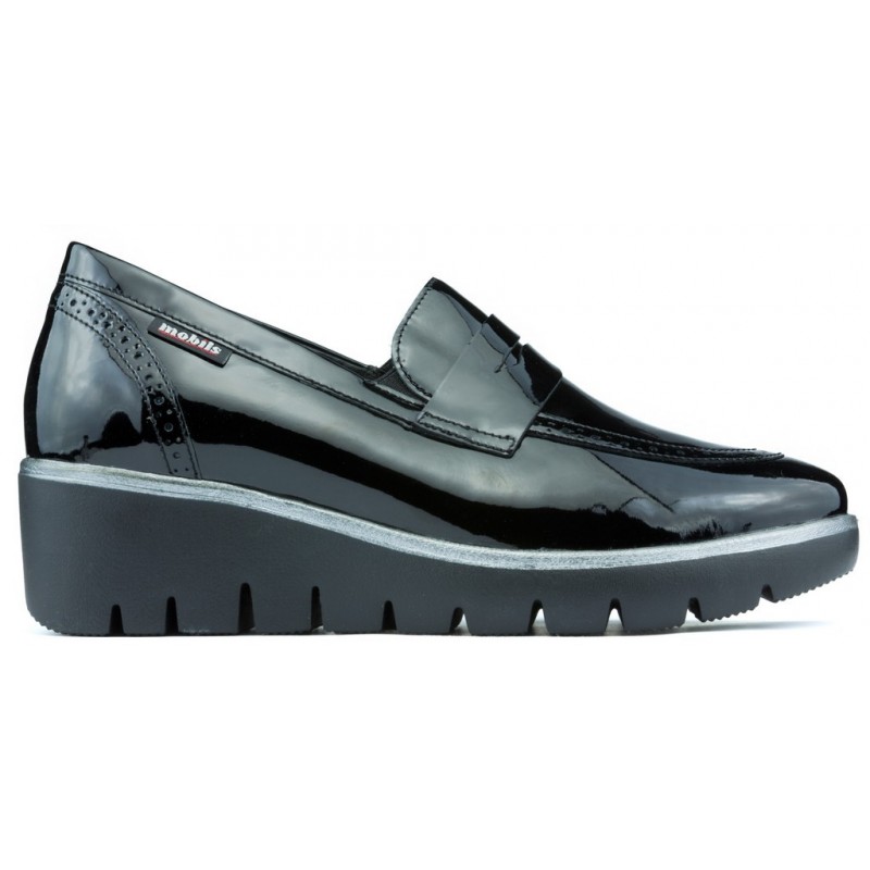 MOCASINES MEPHISTO MOBILS SALIKA VERNICALF BLACK