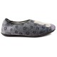 ZAPATILLAS CASA VULLADI MUJER GATITOS CERRADAS GRIS