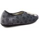 ZAPATILLAS CASA VULLADI MUJER GATITOS CERRADAS GRIS