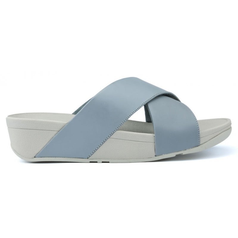 SANDALIAS FITFLOP LULU CROSS SLIDE GREY