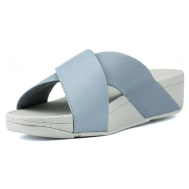 SANDALIAS FITFLOP LULU CROSS SLIDE GREY