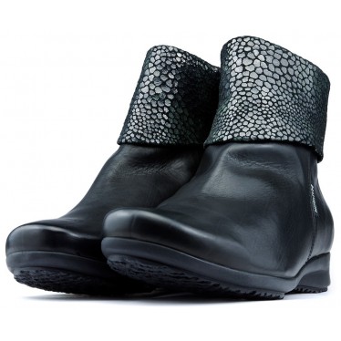 Botines comodos y flexibles MEHISTO FIDUCIA BLACK