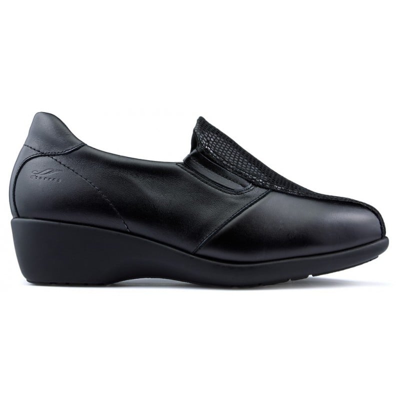 MOCASINES DTORRES TURIN ANCHO ESPECIAL NEGRO