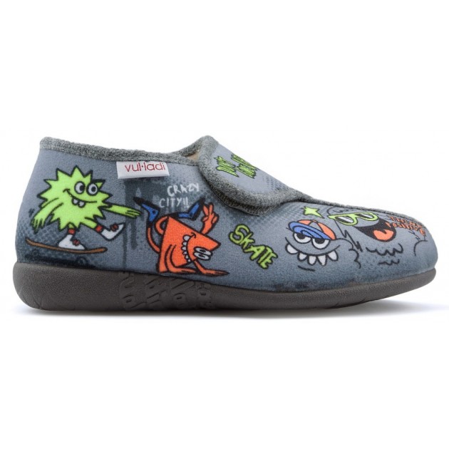 ZAPATILLAS DOMESTICAS VULLADI URBAN GRIS ZAPATILLAS DOMESTICAS VULLADI URBAN GRIS