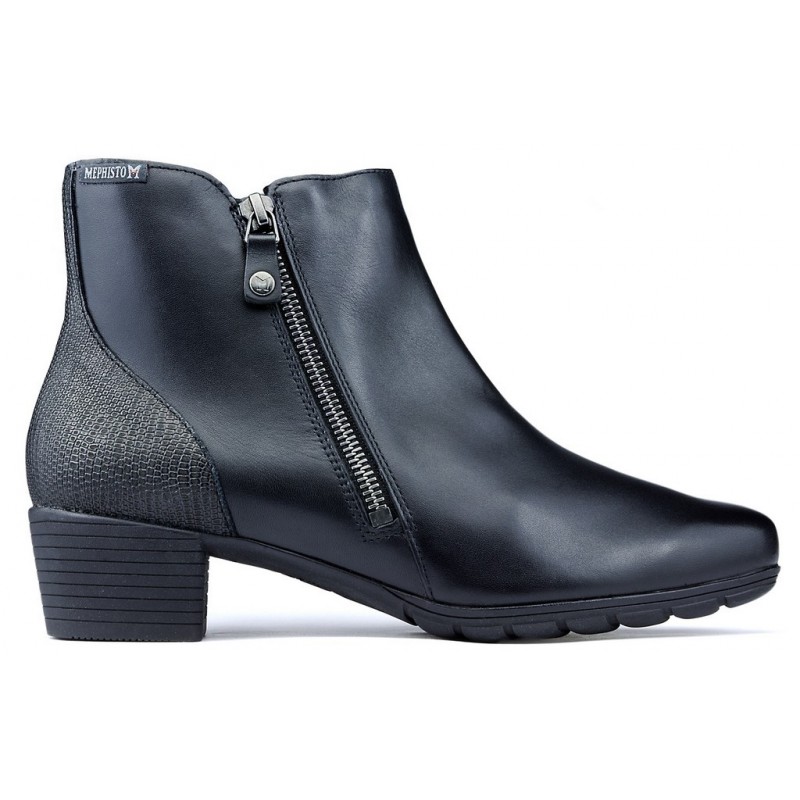 Botines de tac n MEPHISTO INES BLACK