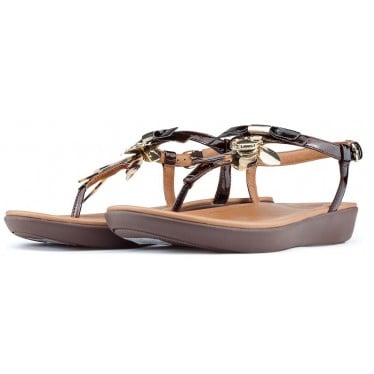SANDALIAS FITFLOP TIA DRAGONFLY CHOCOLATE