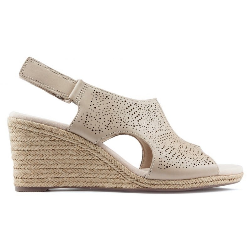 SANDALIAS CON CUÑA CLARKS LAFLEY ROSEN SAND