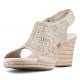 SANDALIAS CON CUÑA CLARKS LAFLEY ROSEN SAND