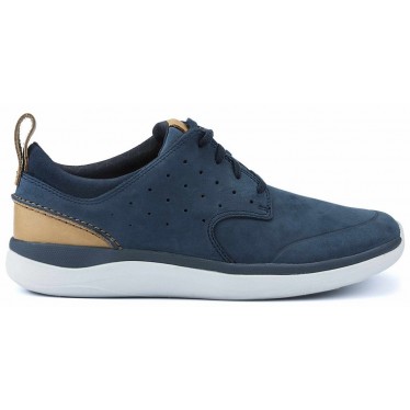ZAPATILLAS CLARKS GARRAT LACE M NAVY