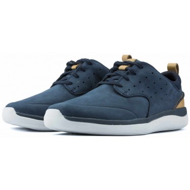 ZAPATILLAS CLARKS GARRAT LACE M NAVY