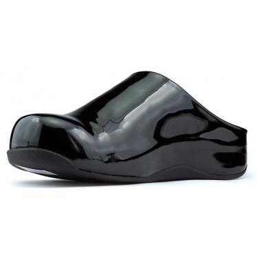 ZUECOS FITFLOP SHUV PATENT CHAROL NEGRO