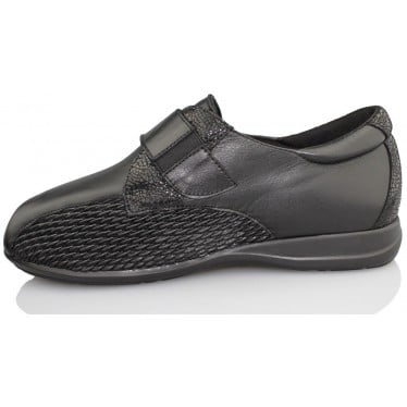 ZAPATOS CALZAMEDI DIABÉTICO W 611 NEGRO