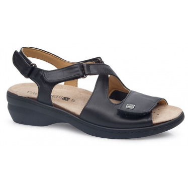 SANDALIA CALZAMEDI COMODA JUANETE ELASTICO NEGRO