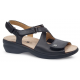 SANDALIA CALZAMEDI COMODA JUANETE ELASTICO NEGRO