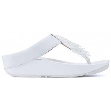 SANDALIAS FITFLOP RUMBA TOETHONG WHITE