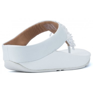 SANDALIAS FITFLOP RUMBA TOETHONG WHITE