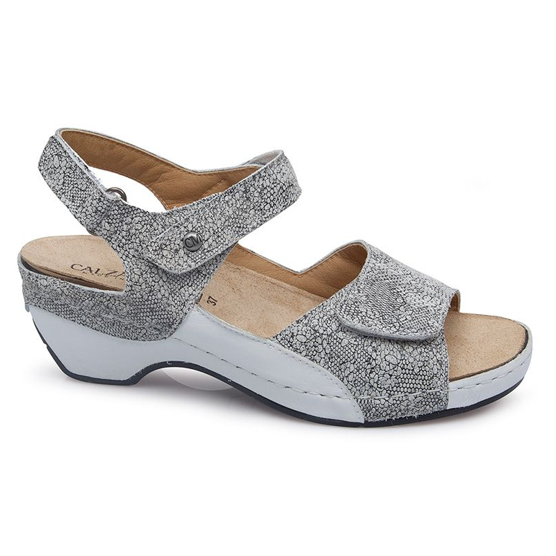SANDALIAS CALZAMEDI GLAM GRIS