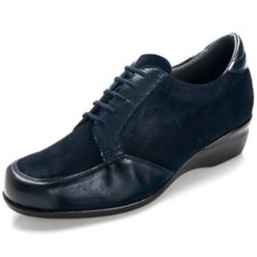 ZAPATOS DTORRES MILAN DIABCARE ANCHO CORDON W AZUL