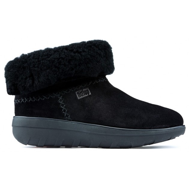 BOTINES FITFLOP MUKLUK SHORTY 2 BLACK BOTINES FITFLOP MUKLUK SHORTY 2 BLACK