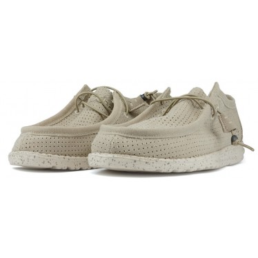 ZAPATOS DUDE WALLY PERFORATED BROWN