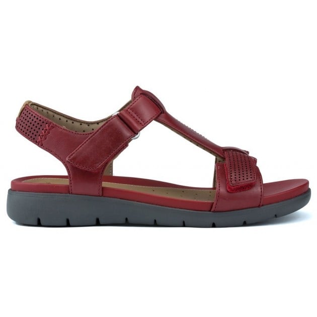 SANDALIAS CLARKS UN HAYWOOD RED LEATHER SANDALIAS CLARKS UN HAYWOOD RED LEATHER
