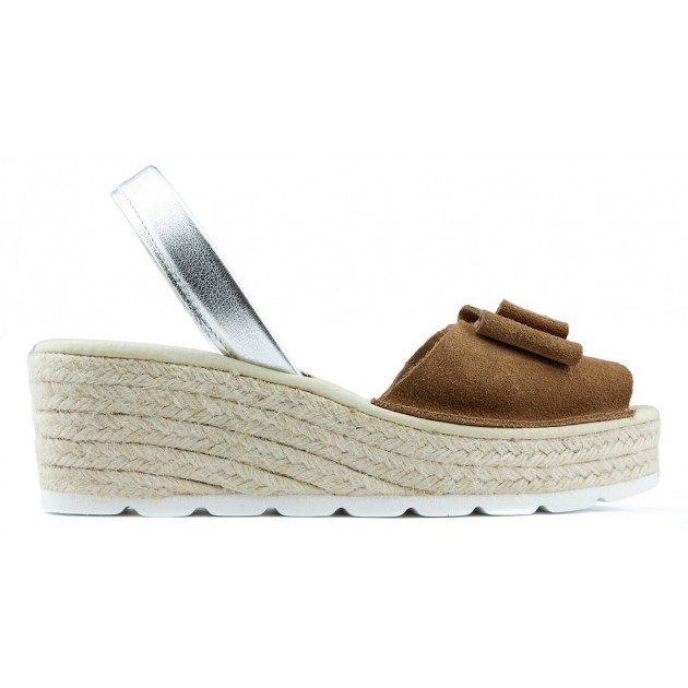 SANDALIAS CON CUÑA ARANTXA SERRAJE YUTE CAMELLO SANDALIAS CON CUÑA ARANTXA SERRAJE YUTE CAMELLO
