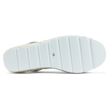 SANDALIAS CON CUÑA ARANTXA SERRAJE YUTE CAMELLO