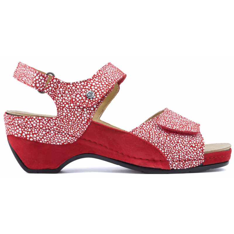 SANDALIAS CALZAMEDI GLAM RED