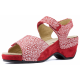 SANDALIAS CALZAMEDI GLAM RED