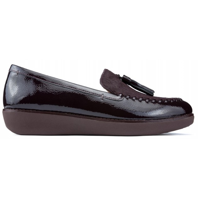 MOCASINES FITFLOP PAIGE FAUX PONY GARNET MOCASINES FITFLOP PAIGE FAUX PONY GARNET