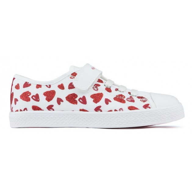 ZAPATILLAS GEOX JR CIAK WHITE_RED