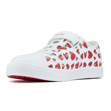 ZAPATILLAS GEOX JR CIAK WHITE_RED