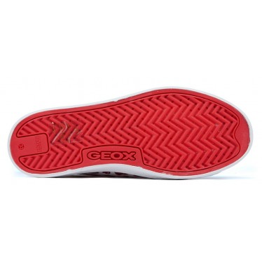 ZAPATILLAS GEOX JR CIAK WHITE_RED