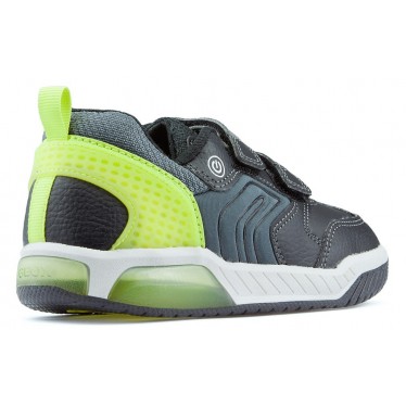 ZAPATILLAS GEOX INEK BD LUCES BLACK_LIME
